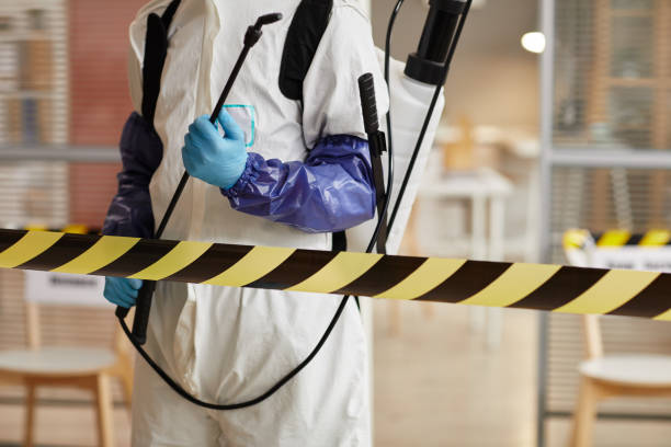 Professional Biohazard Cleanup technician working in Tigerton, WI